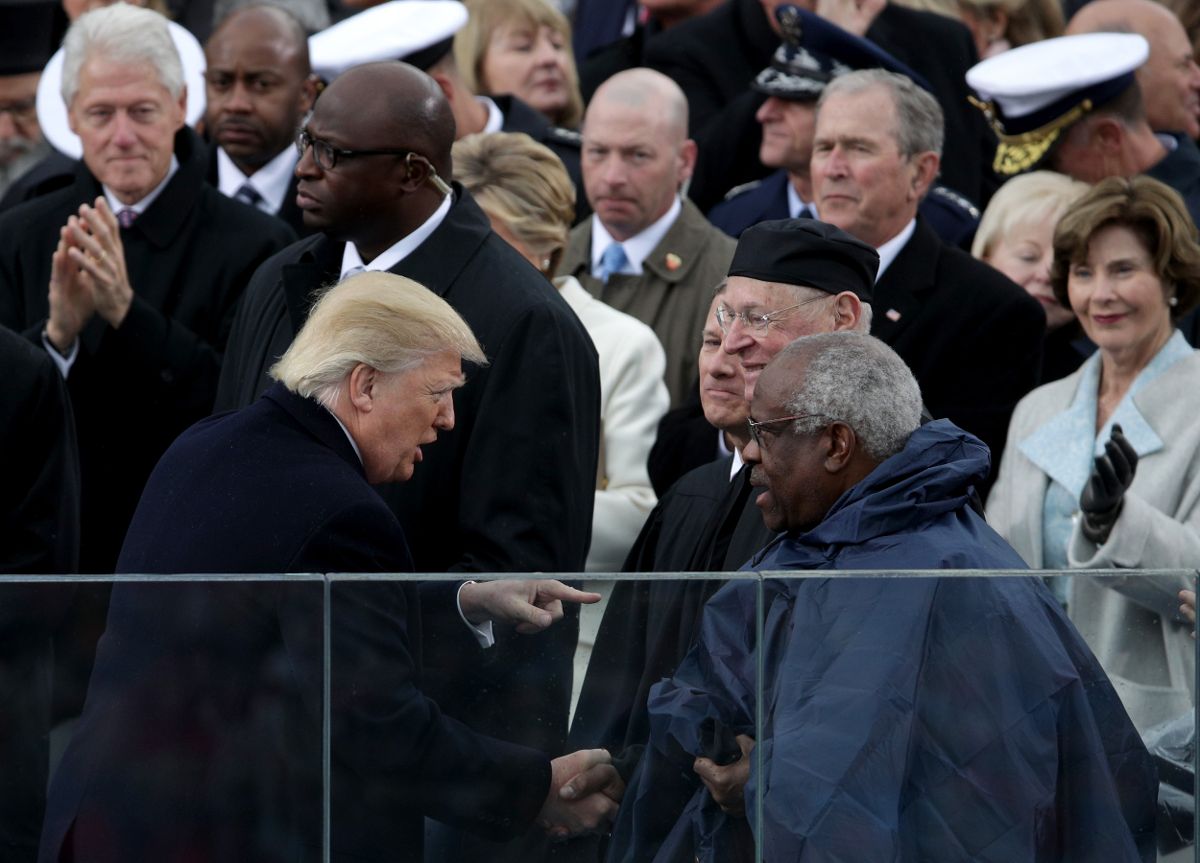 Clarence Thomas and Donald Trump