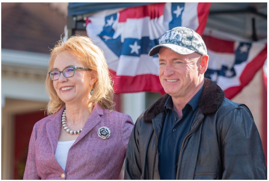 Mark Kelly and Gabby Giffords