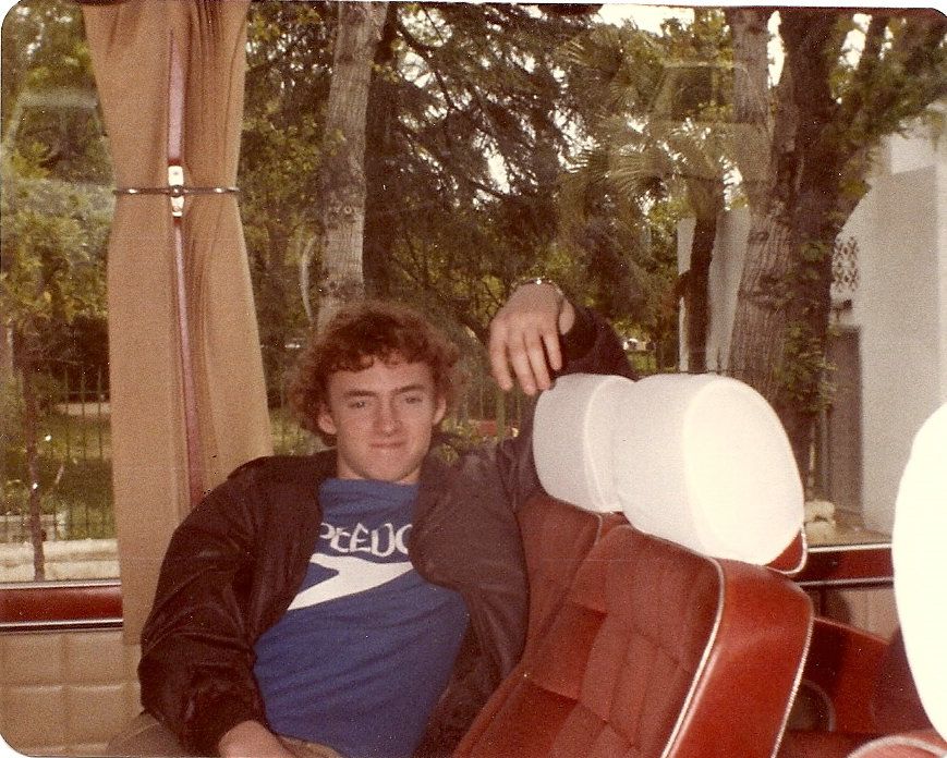 Mark Kelly as a young man