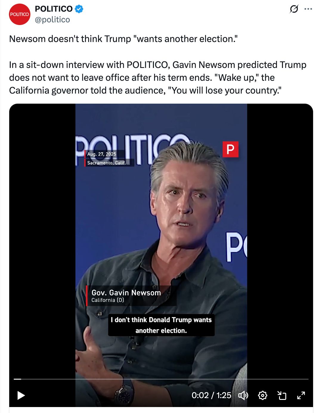 Newsom Interview