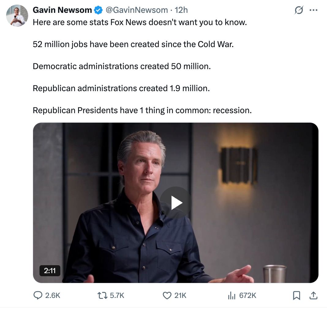 Democrats create jobs