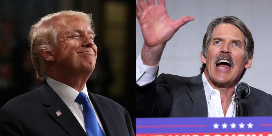Donald Trump and Eric Hovde