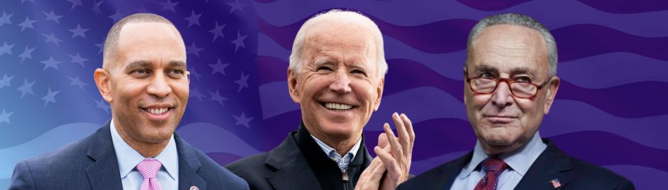 President Biden, Chuck Schumer, Hakeem Jeffries