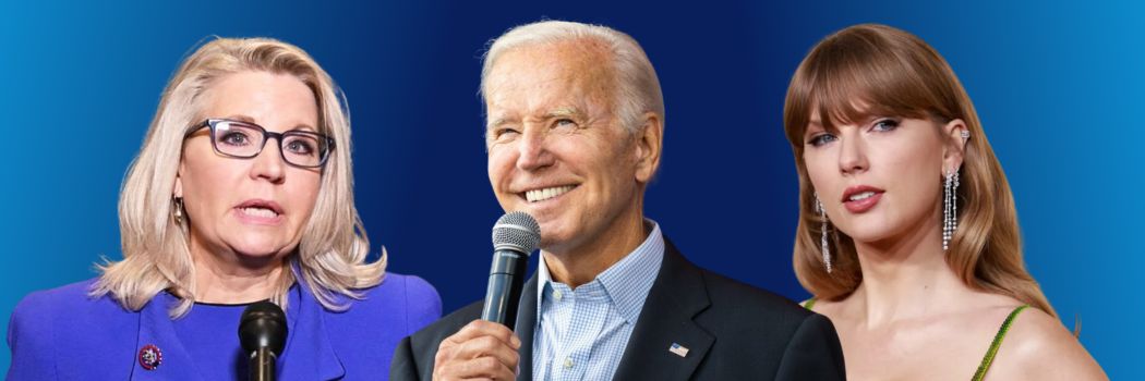 Taylor Swift and Joe Biden vs Donald Trump