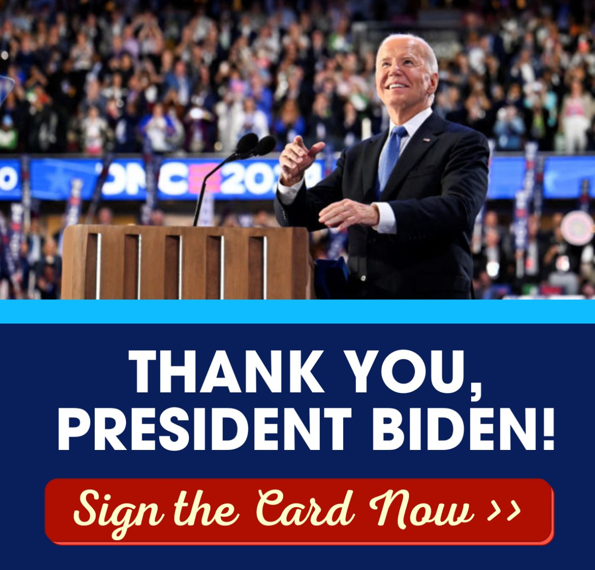 Thank you, President Biden!