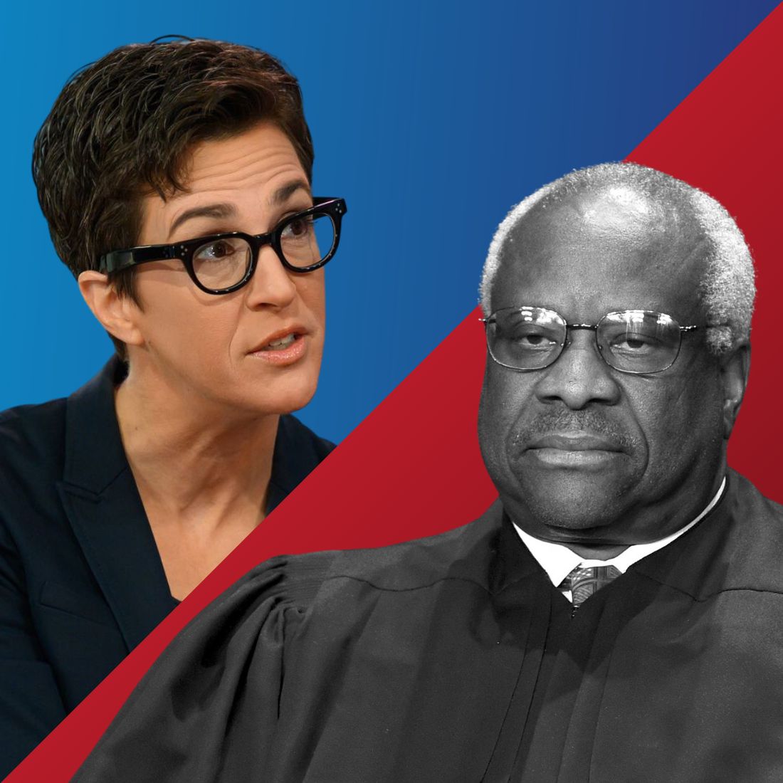 Rachel Maddow vs Clarence Thomas