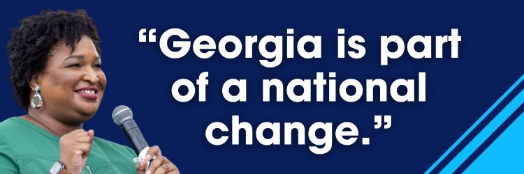 Stacey Abrams: Georgia is part of a national change.