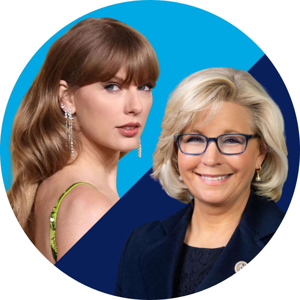Taylor Swift and Liz Cheney