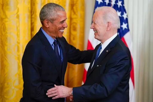 Barack Obama and Joe Biden