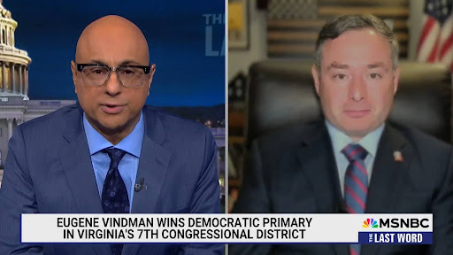 MSNBC: Eugene Vindman wins Democratic primary in Virginia's 7th Congressional District
