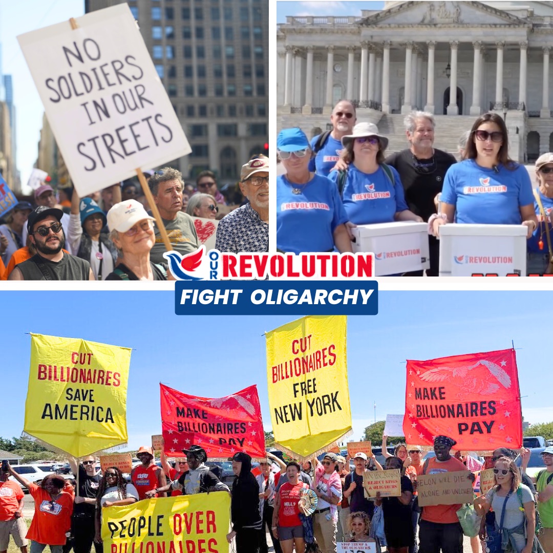 Image of recent Our Revolution actions