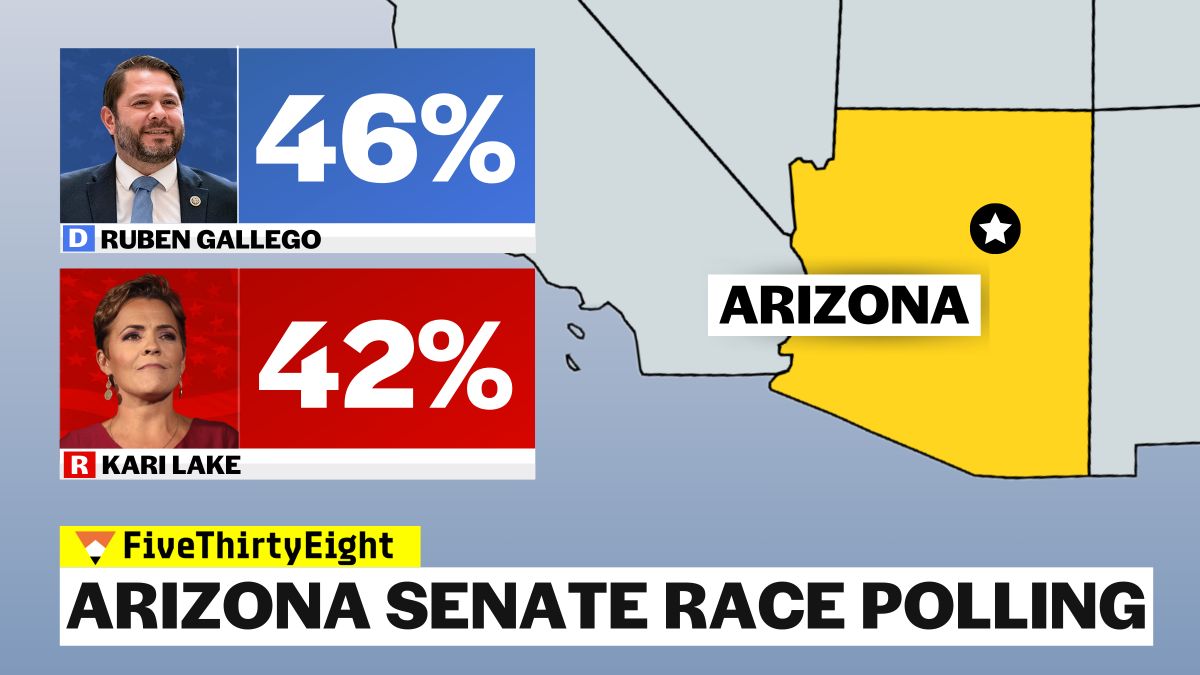 POLL: Gallego 46%, Lake 42%