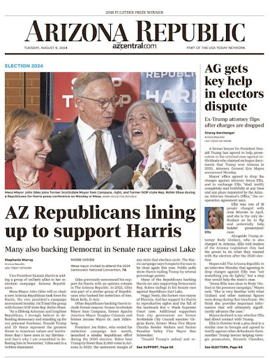 Arizona Republic: AZ Republicans lining up to support Harris.