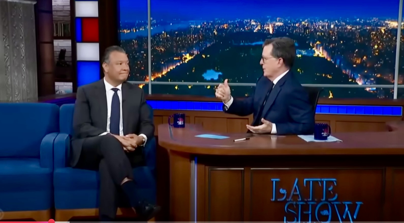Alex Padilla on Stephen Colbert