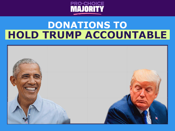 Obama v. Trump - 'Donations to Hold Trump Accountable are SOARING'