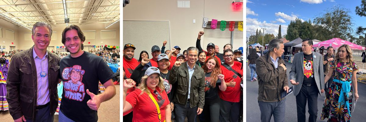 Photos of Rob campaigning in the Central Valley