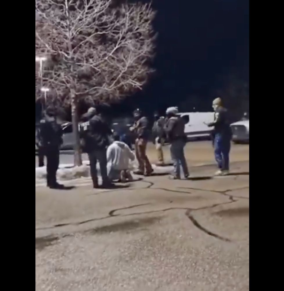 In Richfield, ICE swarmed the car of a US citizen with guns drawn, forced him out, and made him get on his knees, an unlawful detention under the Fourth Amendment.