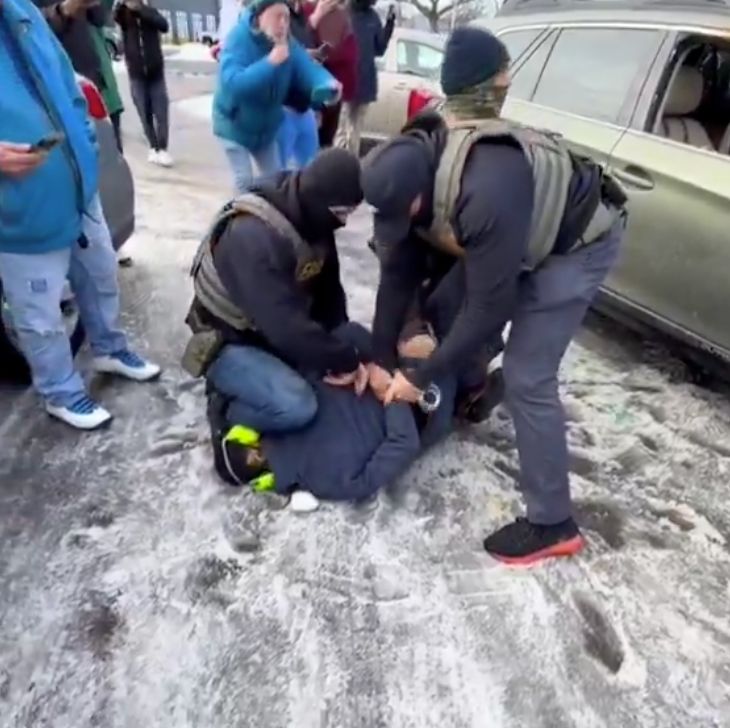 In Minneapolis, ICE approached a US citizen and community volunteer, shattered his car window, dragged him out, and threw him to the ground. As they arrested him, they put a knee on his neck.