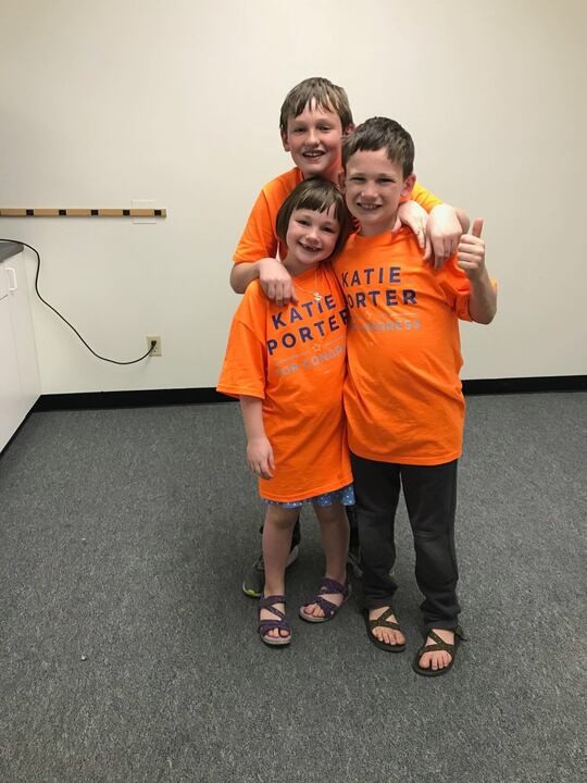 Image of Katie's kids when they were young.