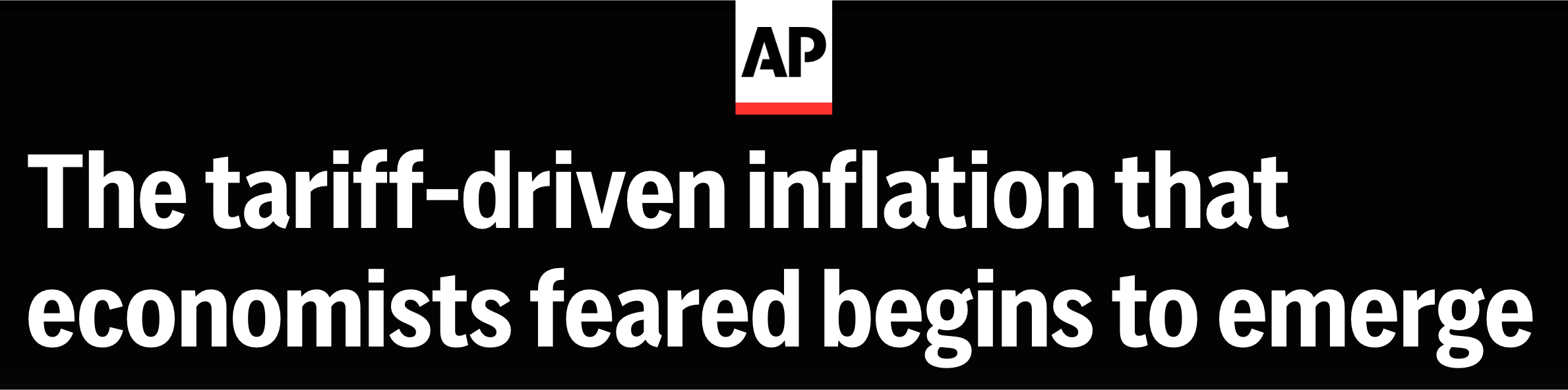 AP: The tariff-driven inflation that economists feared begins to emerge