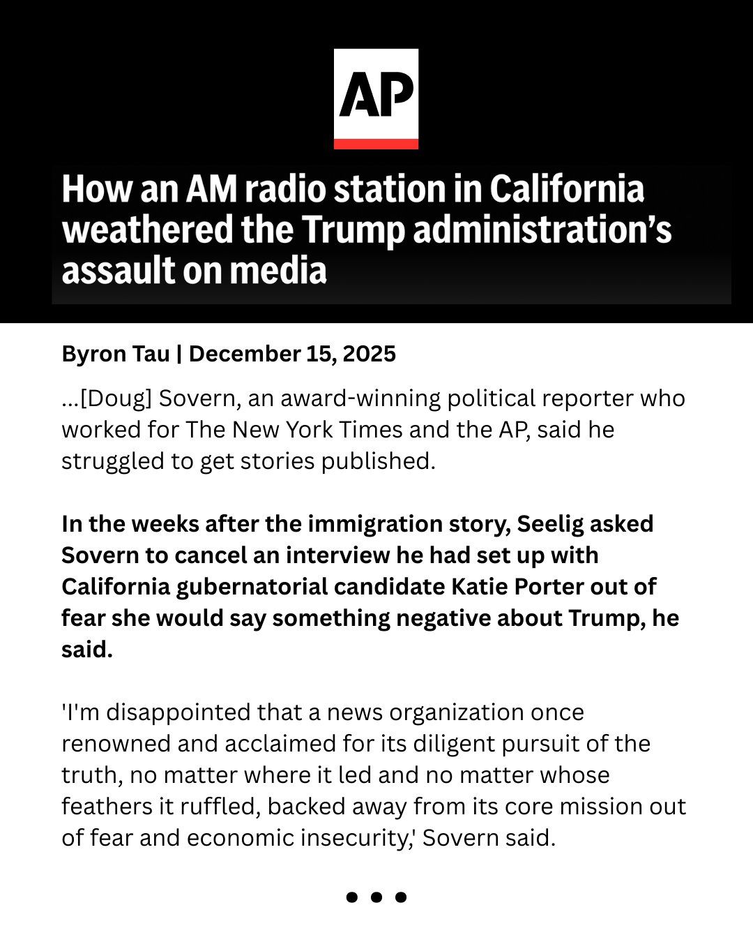 'How an AM radio station in California weathered the Trump administration's assault on media'