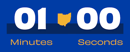 One minute countdown