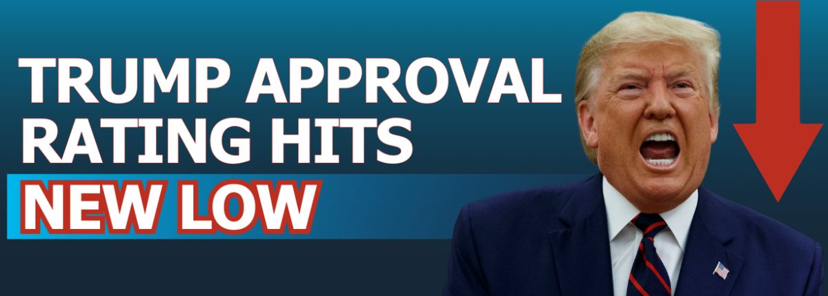 Trump Approval Rating Hits New Low