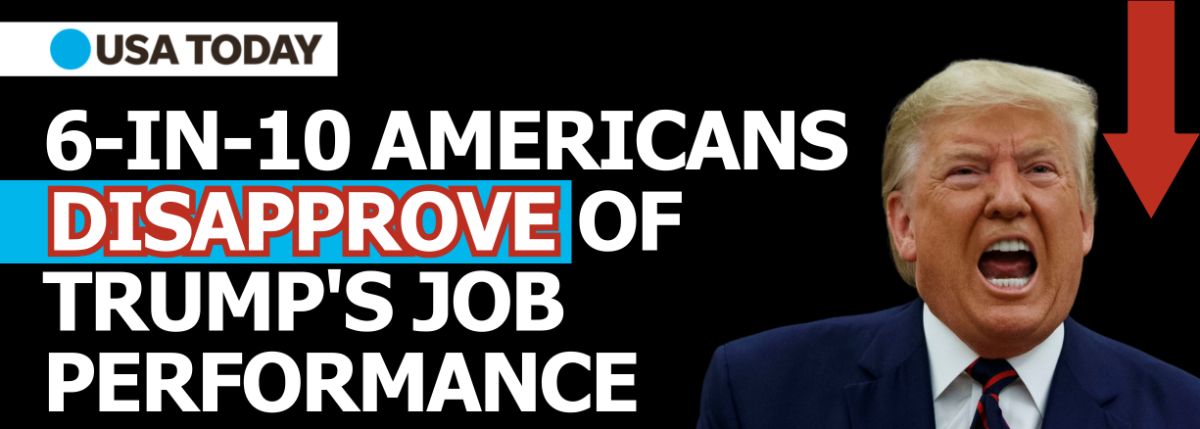 USA TODAY: 6-in-10 Americans disapprove of Trump's job performance USA TODAY: 6-in-10 Americans disapprove of Trump's job performance