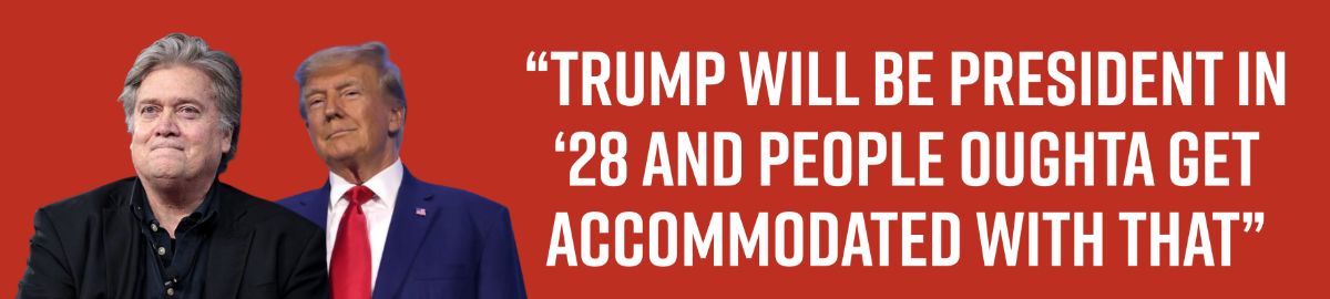 “Trump will be President in ‘28 and people oughta get accommodated with that”
