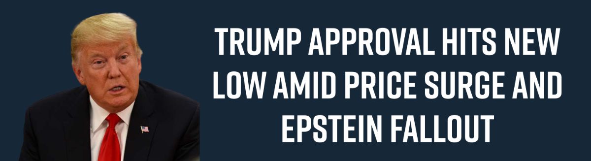 Trump Approval Hits New Low Amid Price Surge and Epstein Fallout