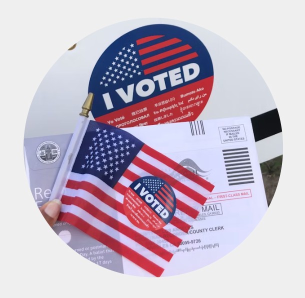 Photo of mail-in ballot