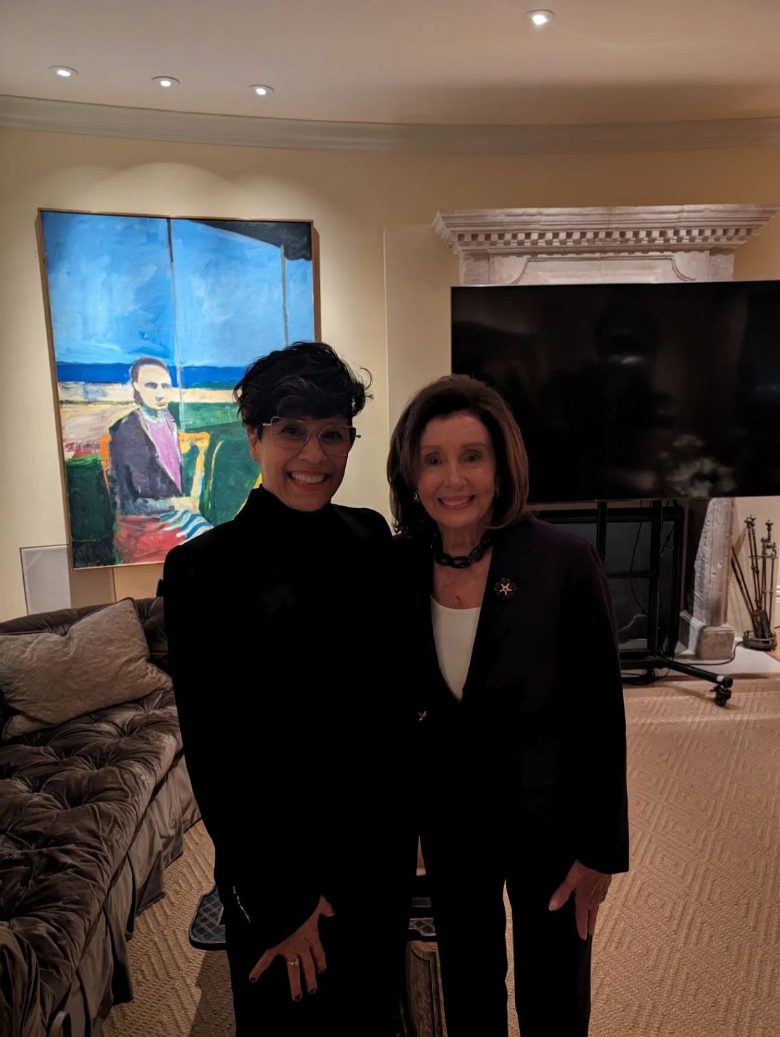 Stephanie and Pelosi Stephanie and Pelosi