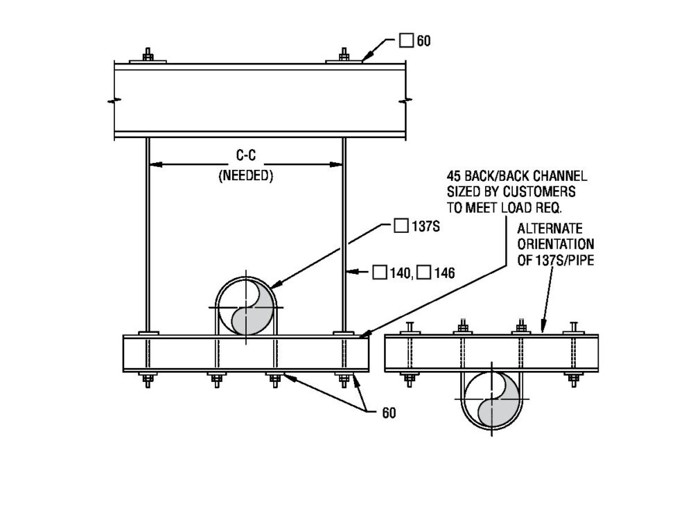 RH 45 137S 60 Trapeze Anvil International