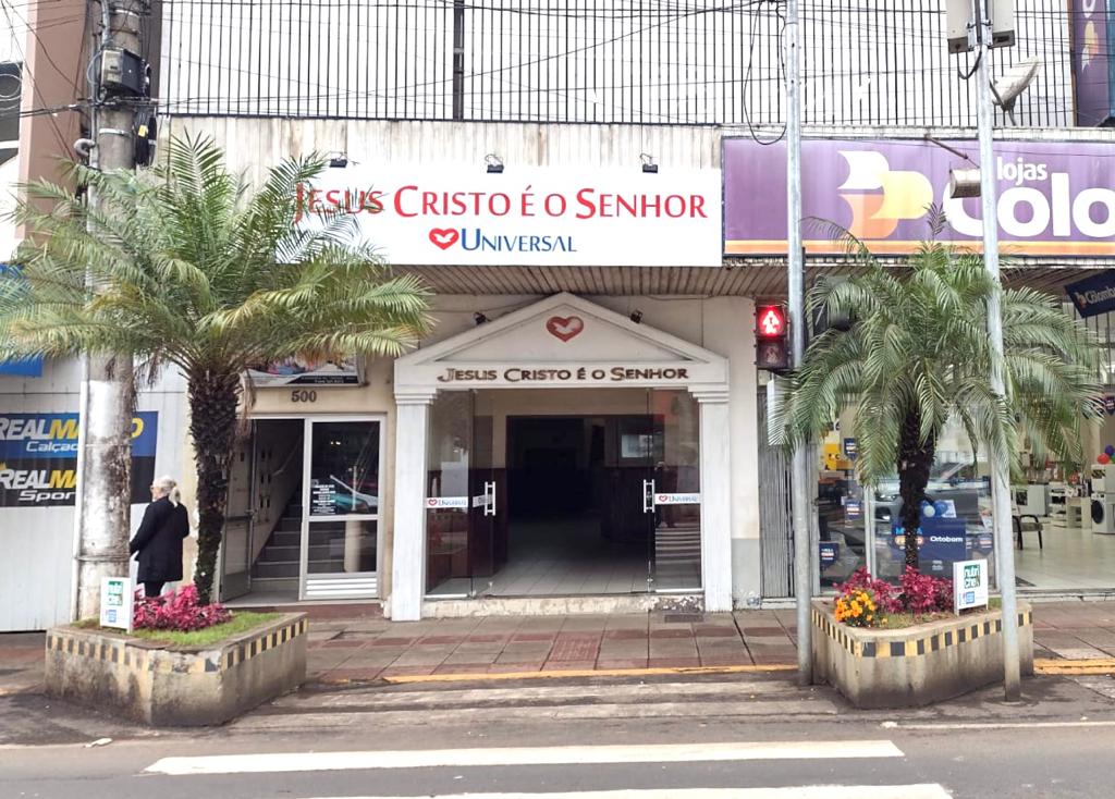 Igreja Universal JOACABA - Rua XV de Novembro, 500 - Centro, Joaçaba - Santa Catarina  - 89600000 - Brasil, 500 - Centro Joaçaba - Santa Catarina - Brasil