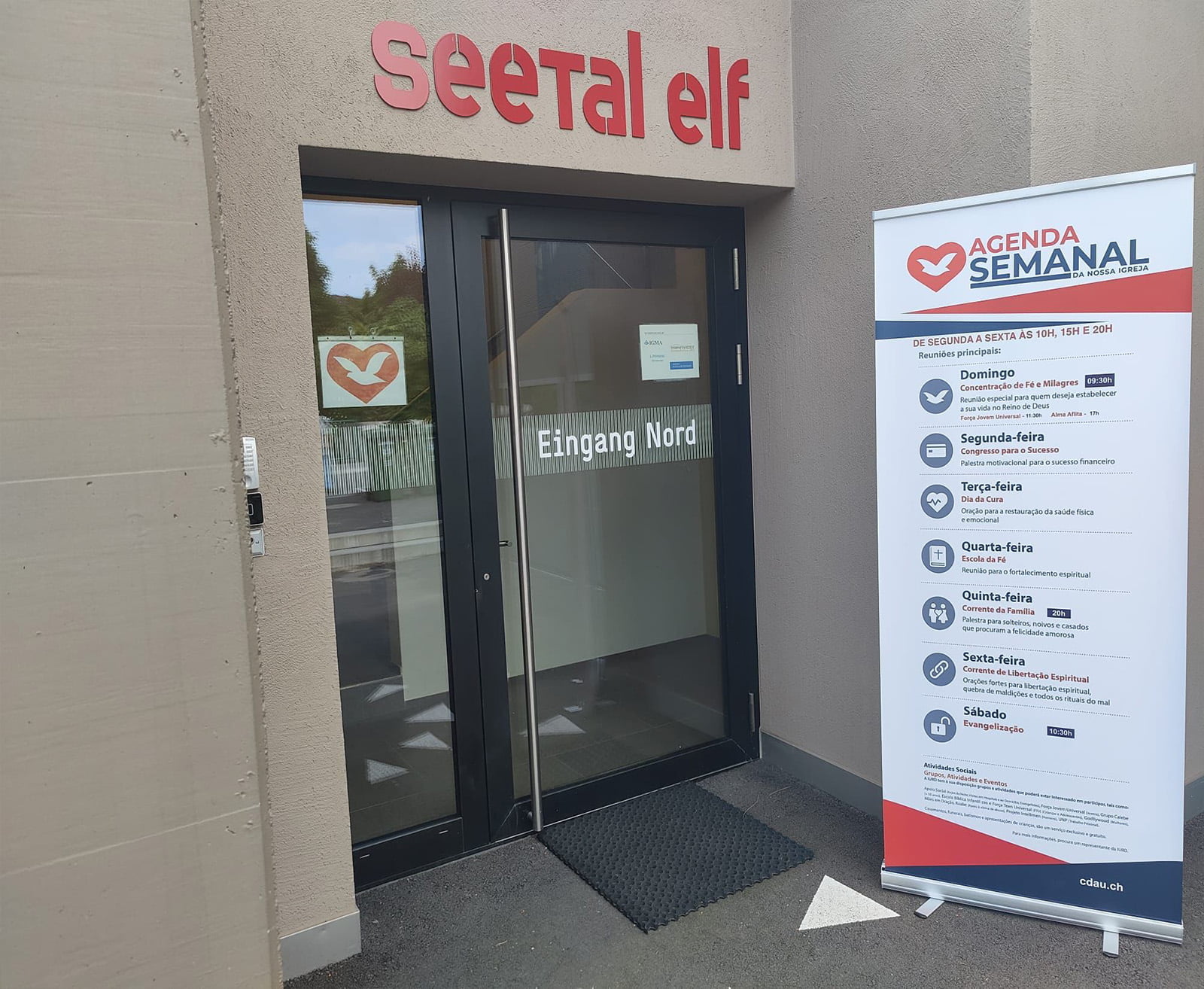 Igreja Universal LUZERN - Seetalstrasse, 11 - Emmenbrücke, Luzern - Luzern  - 6020 - Suíça, 11 - Emmenbrücke Luzern - Luzern - Suíça