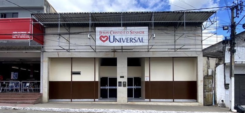 Igreja Universal JOAO ALFREDO - Rua pedro olimpio maia, 131 - Centro, João Alfredo - Pernambuco  - 55720000 - Brasil, 131 - Centro João Alfredo - Pernambuco - Brasil