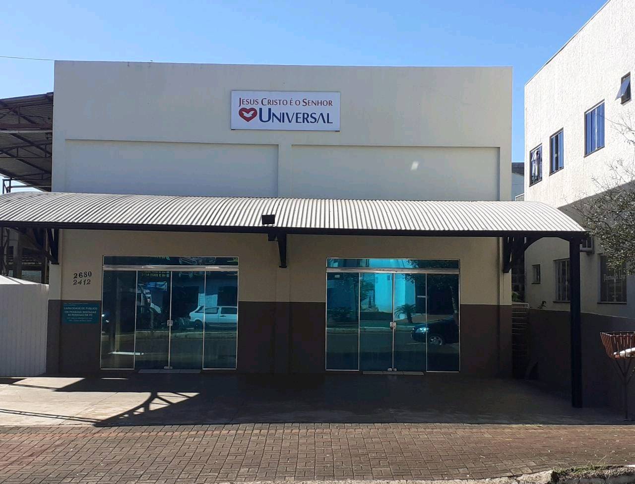 Igreja Universal SANTO ANTONIO DO SUDOESTE - Av. Brasil , 2412 - Entre Rios, Santo Antônio do Sudoeste - Paraná  - 85710000 - Brasil, 2412 - Entre Rios Santo Antônio do Sudoeste - Paraná - Brasil