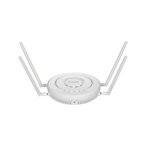 D-LINK DWL-8620APE 2 PORT GIGABIT 2.4/5GHZ AC2600 WAVE2 4X4 MU-MIMO TAVAN TİPİ ACCESS POINT