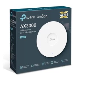 TP-LINK Omada EAP650 AX3000 Dual Band Wi-Fi 6 1x1Gbit RJ45 Port 574Mbps/2.4GHz 2402Mbps/5GHz Access Point (Adaptörlü)