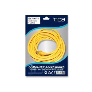 INCA ICAT6-05TS 5MT CAT6 UTP PATCH KABLO SARI