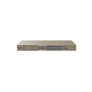 IP-COM F1126P-24-250W 24 PORT 10/100+ 2XRJ45/1X1GB SFP COMBO 250W POE RACMOUNT SWITCH