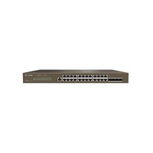 IP-COM G5328P-24-410W 24 PORT GIGABIT+ 4XGB SFP UPLINK L3 YONETILEBILIR 470W POE RACKMOUNT SWITCH