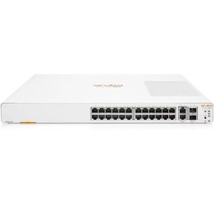 HPE INSTANT ON JL806A 24 PORT GIGABIT + 2X10GBSFP /2X10GB RJ45 UPLINK YONETILEBILIR RACKMOUNT SWITCH