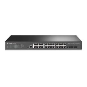 TP-LINK OMADA TL-SG3428X 24 PORT GIGABIT L2+ 4X10GE SFP YÖNETİLEBİLİR RACKMOUNT SWITCH