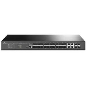 TP-LINK OMADA TL-SG3428XF 24 PORT SFP L2+ 4X10GE SFP+ SLOTS YÖNETİLEBİLİR RACKMOUNT SWITCH
