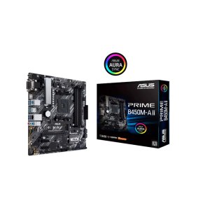ASUS PRIME B450M-A II DDR4 4400MHZ 1XVGA 1XHDMI 1XDVI 1XM.2 USB 3.2 MATX AM4 (2. VE 1.NESİL İŞLEMCİ UYUMLU)