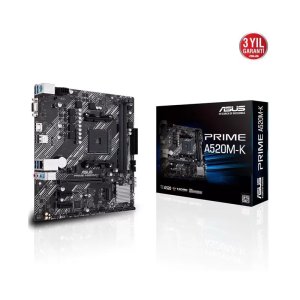 ASUS PRIME A520M-K DDR4 4600MHZ 1XVGA 1XHDMI 1XM.2 USB 3.2 MATX AM4