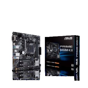 ASUS PRIME B450M-K II DDR4 4400MHZ 1XVGA 1XHDMI 1XDVI 1XM.2 USB 3.2 MATX AM4 (2. VE 1.NESİL İŞLEMCİ UYUMLU)