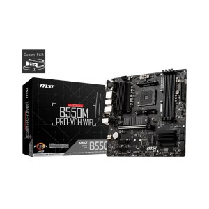 MSI B550M PRO-VDH WIFI DDR4 4400MHZ 1XVGA 1XHDMI 1XDP 2XM.2 USB 3.2 MATX AM4 (AMD 5000 VE 3000 SERİSİ İŞLEMCİ UYUMLU)