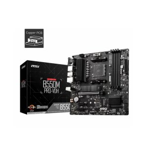 MSI B550M PRO-VDH DDR4 4400MHZ 1XVGA 1XDMI 1XDP 2XM.2 USB 3.2 MATX AM4 (AMD 5000 VE 3000 SERİSİ İŞLEMCİ UYUMLU)